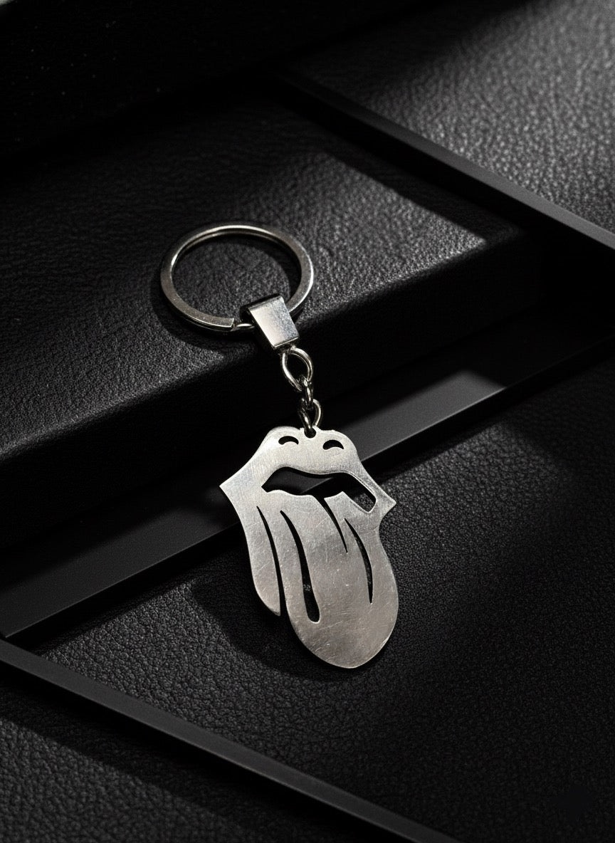 Stainless steel The Rolling Stones keychain