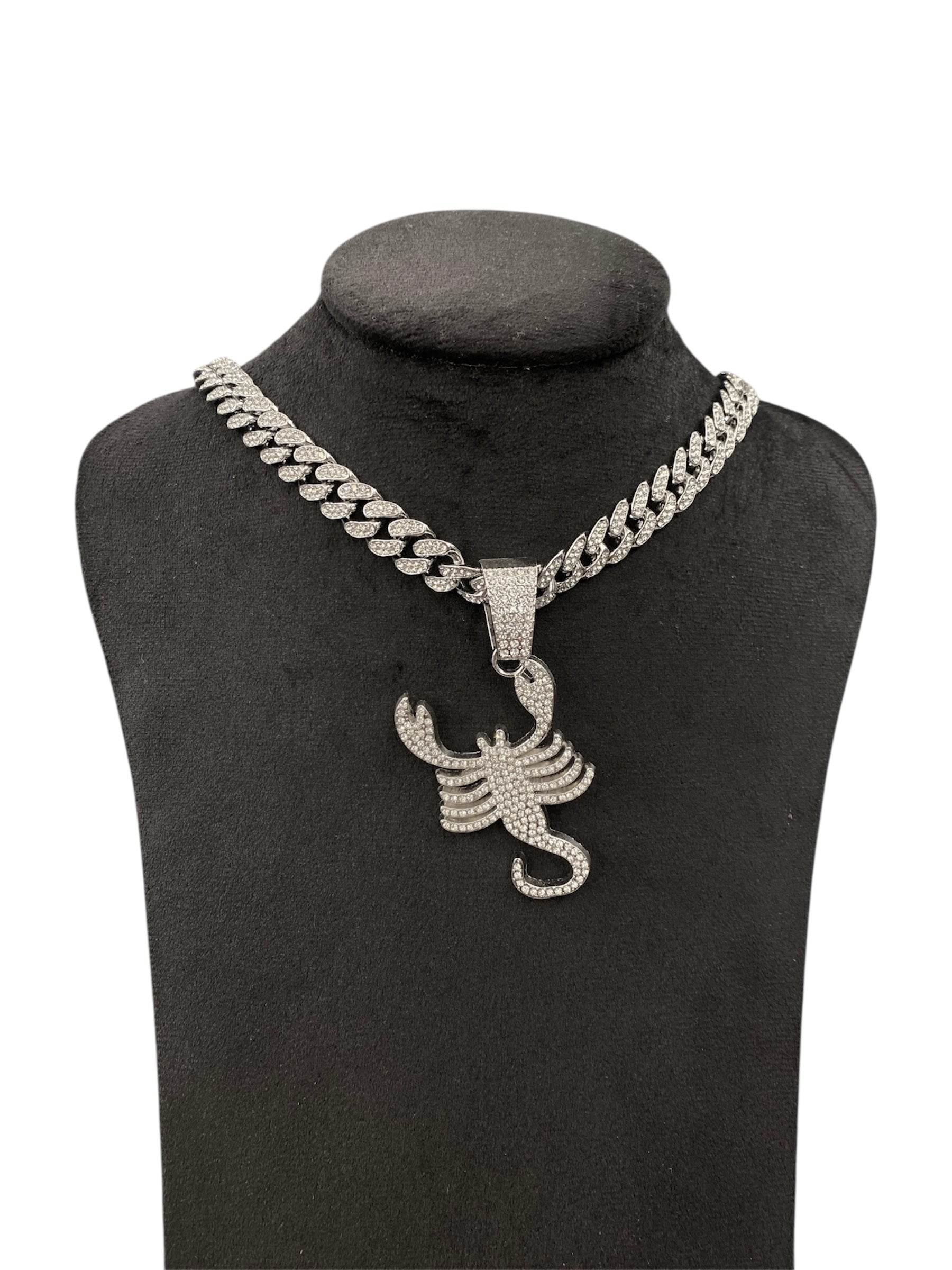 Iced Scorpion Necklace
