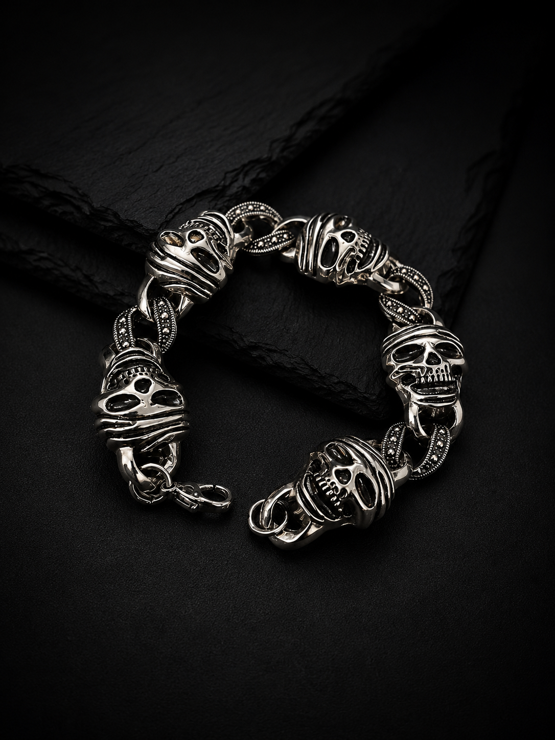 Mummy Skull Bracelet