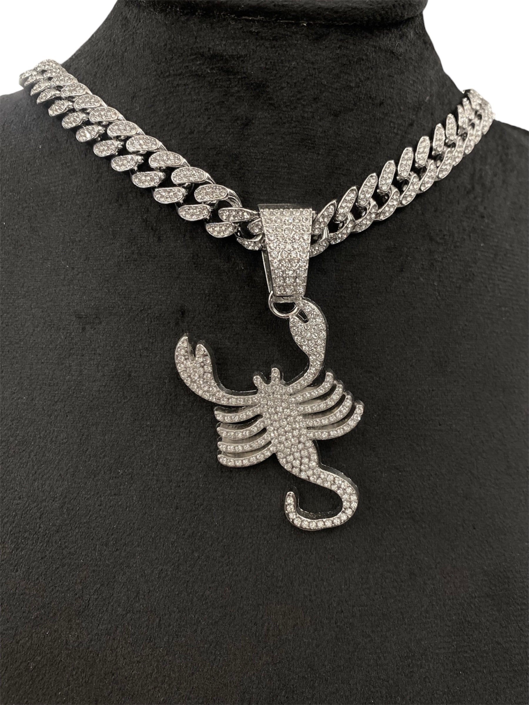 Iced Scorpion Necklace
