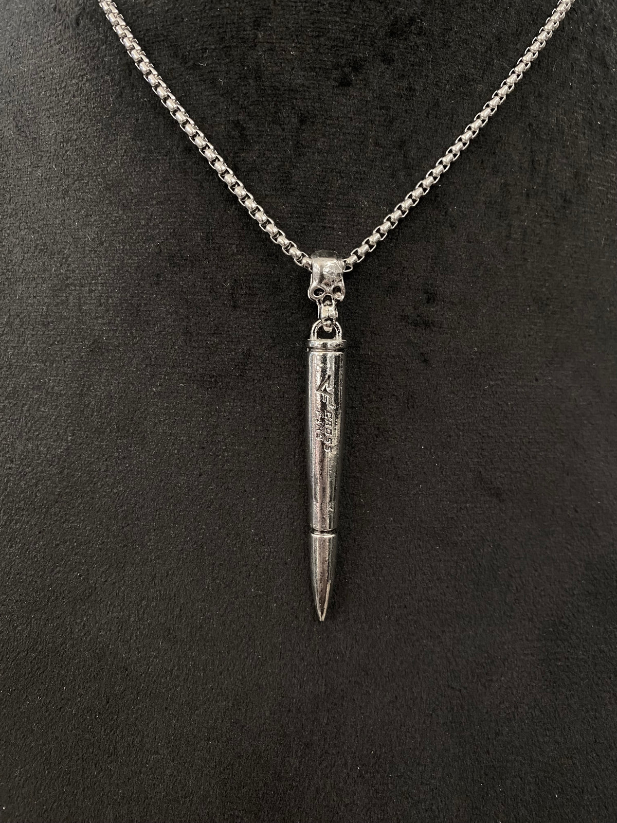 Bullet Pendant Necklace