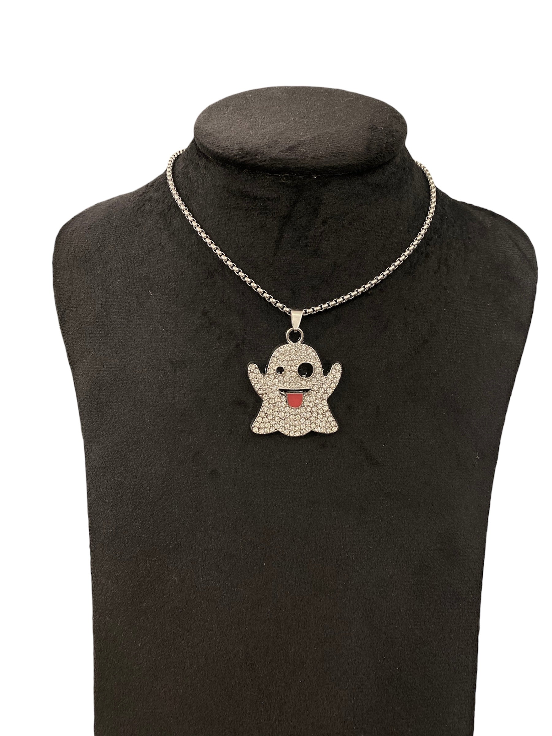Ghost iced necklace