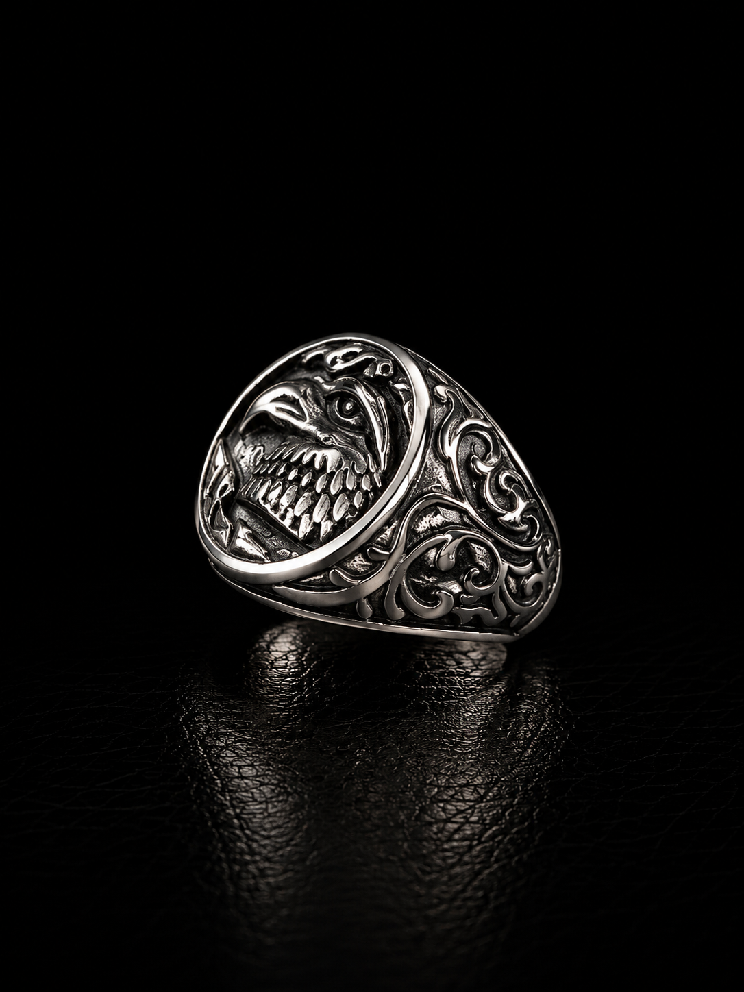 Eagle Skull Stainless Steel Ring