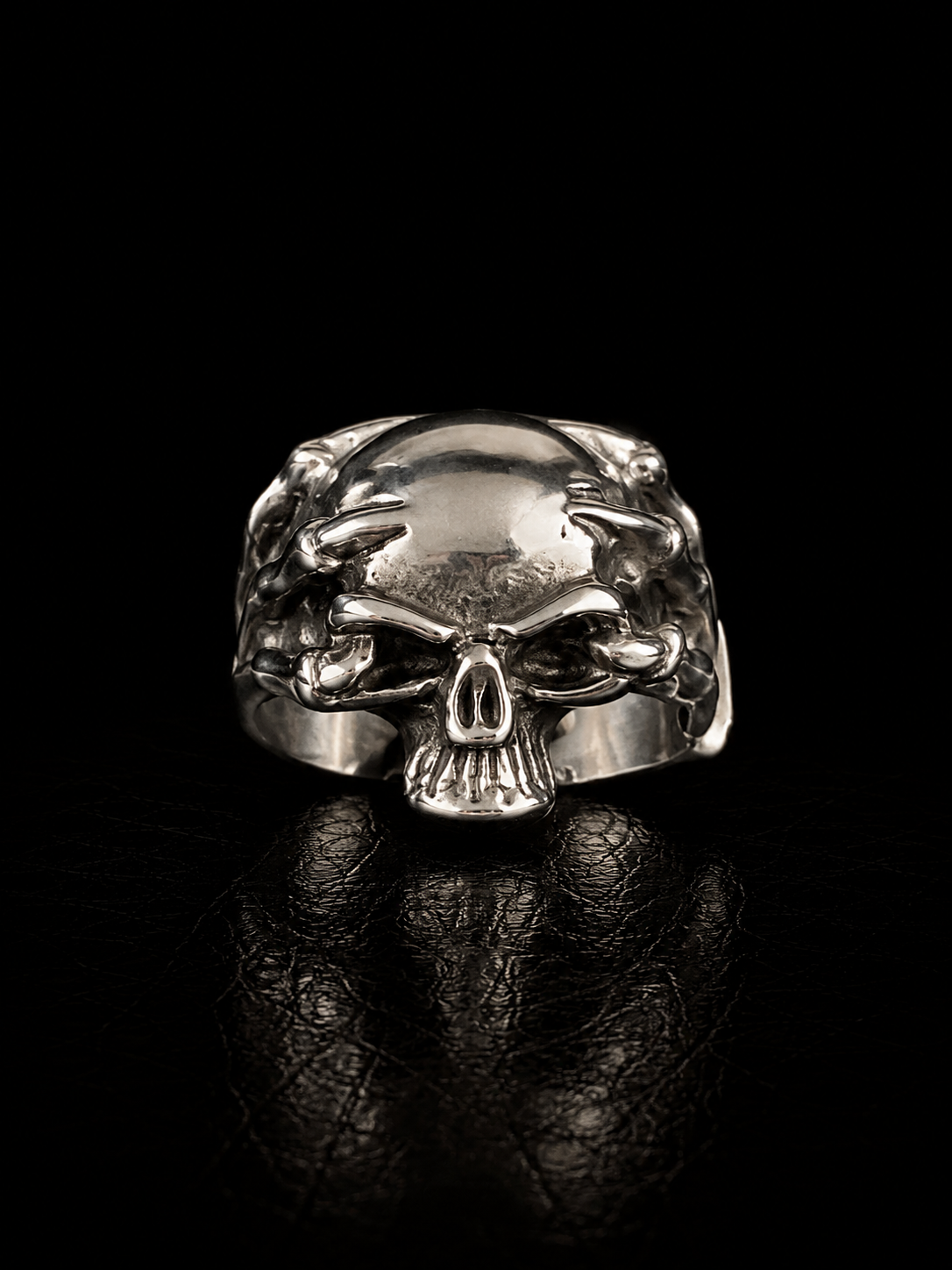 Bone Skull Stainless Steel Ring